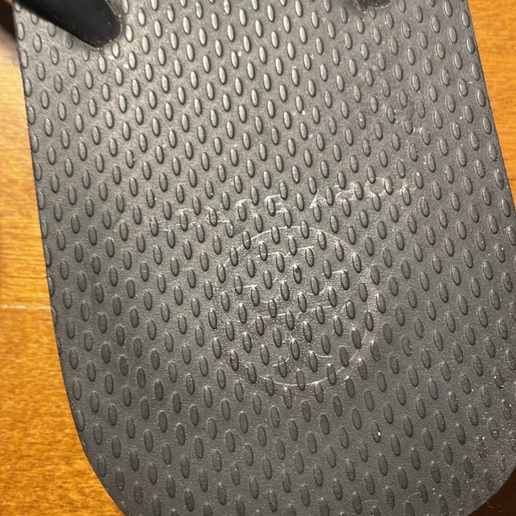 Tory Burch Black Rubber Flip Flops 8.5 - Picture 5 of 6